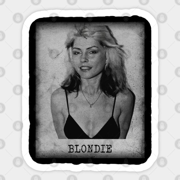 Blondie // old school minimalist Sticker by j.adevelyn